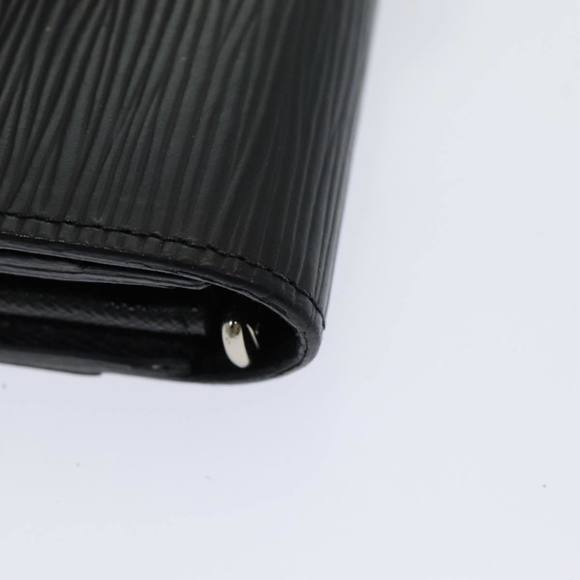LOUIS VUITTON Epi Portefeuille Sarah Long Wallet Black M63742 LV Auth am6807 - Picture 14 of 16